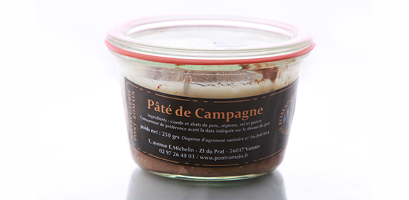 pâté de campagne fabriqué en bretagne